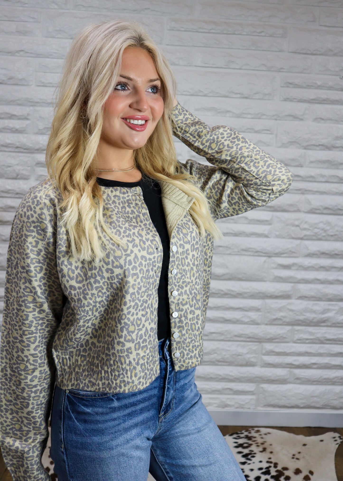 Camila Leopard Cardigan