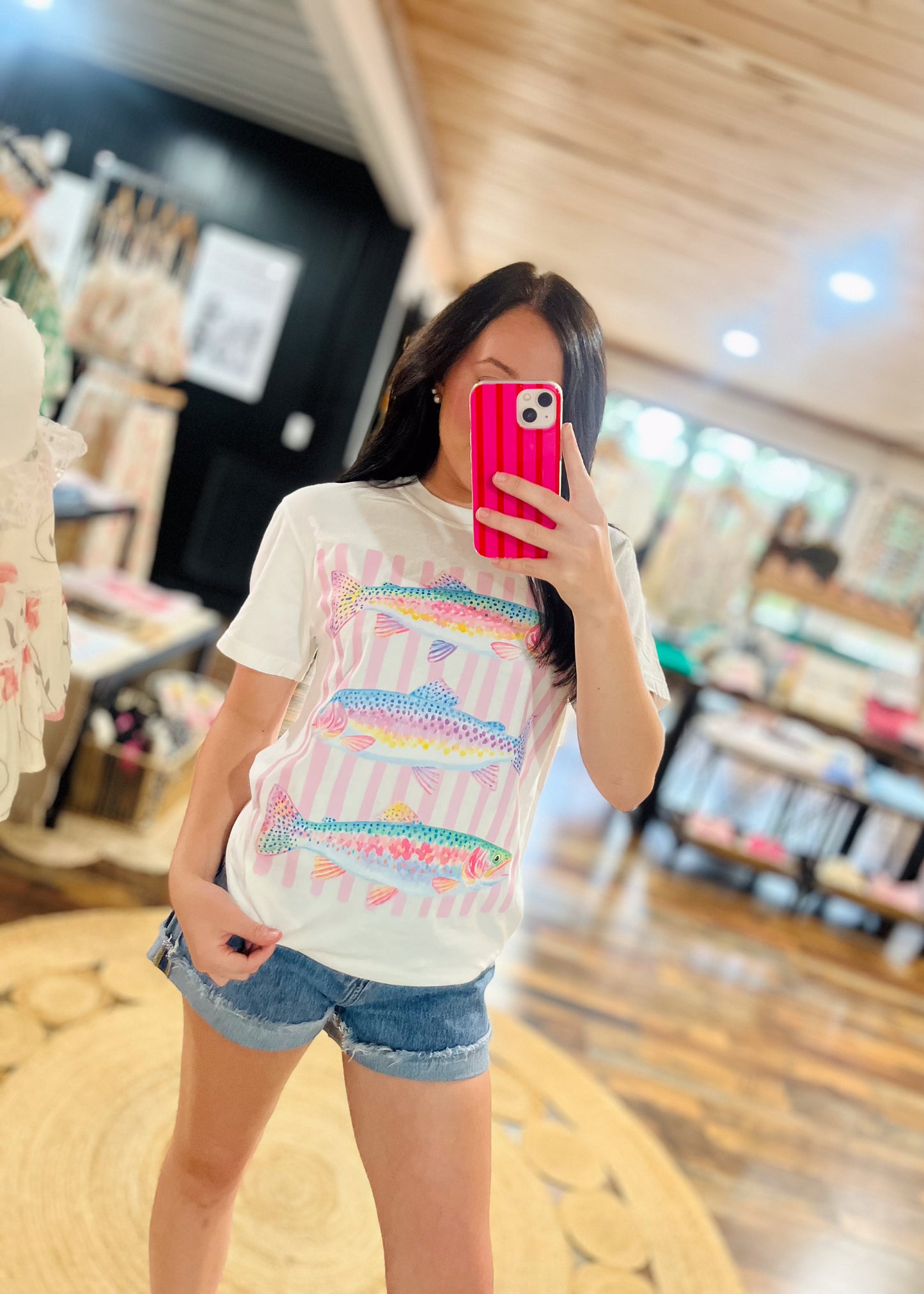 Rainbow Trout Graphic Tee