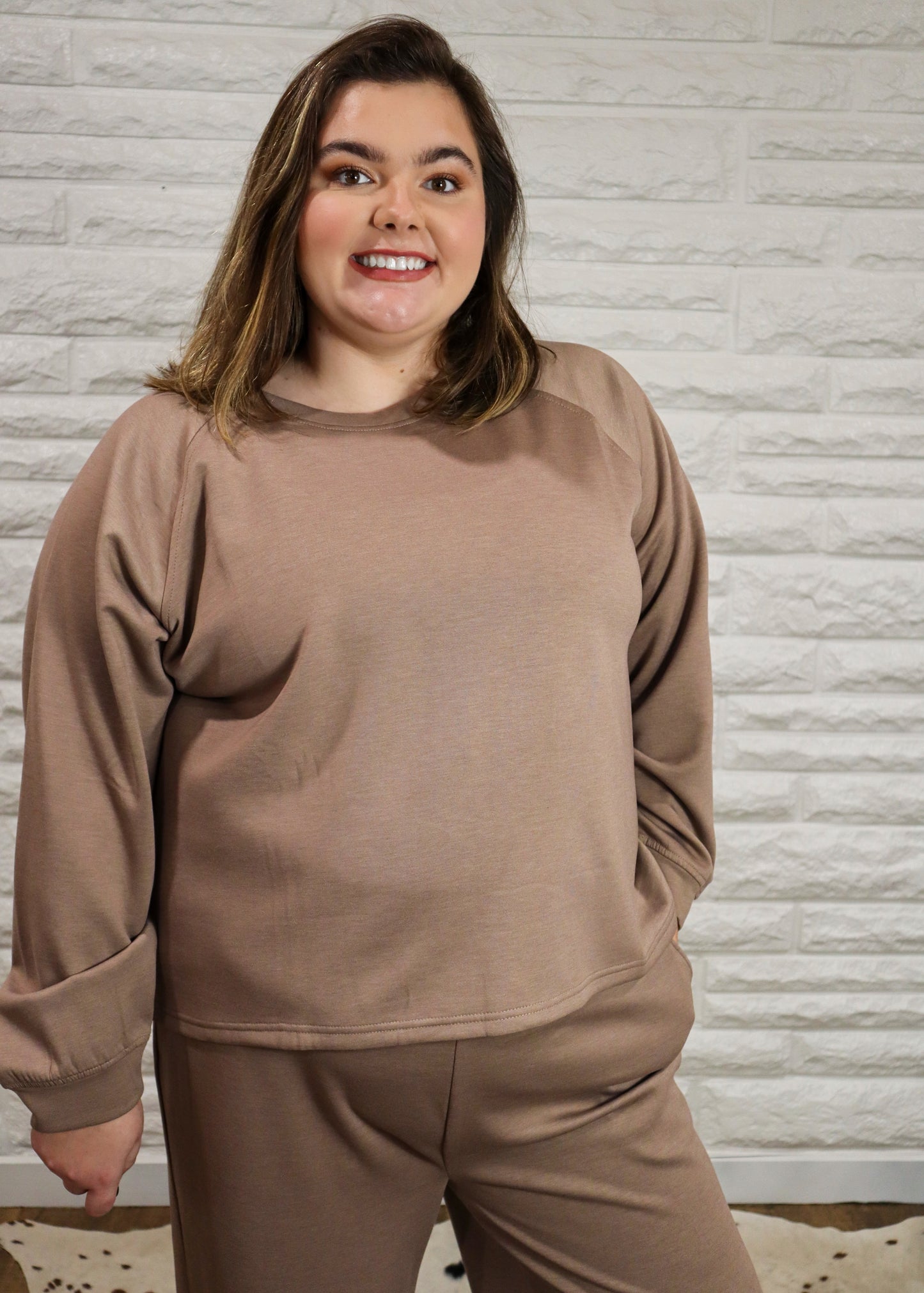 Cozy & Caffeinated Lounge Set - Cocoa