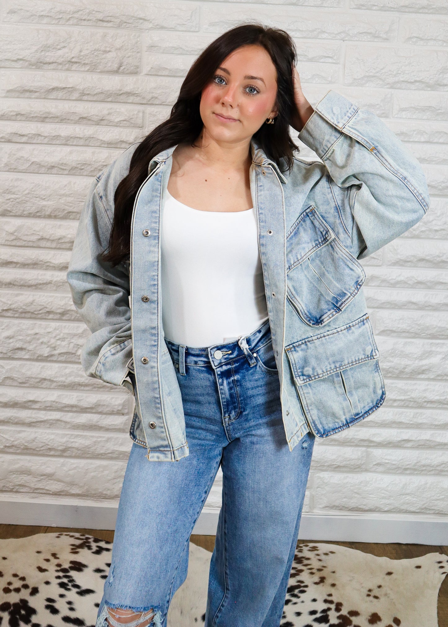 Putnam Denim Cargo Jacket