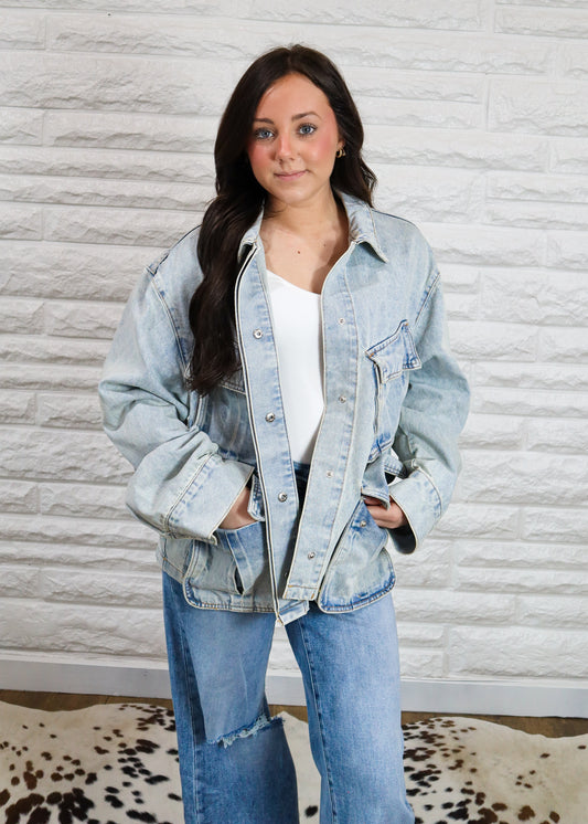 Putnam Denim Cargo Jacket