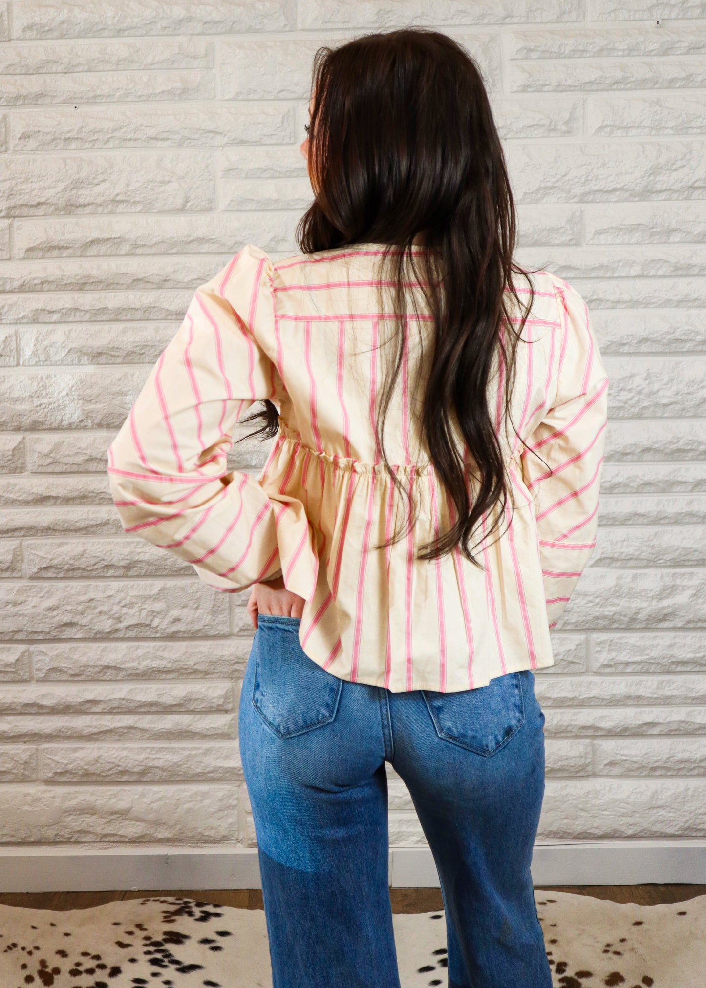 Lover Lover Front Tie Blouse