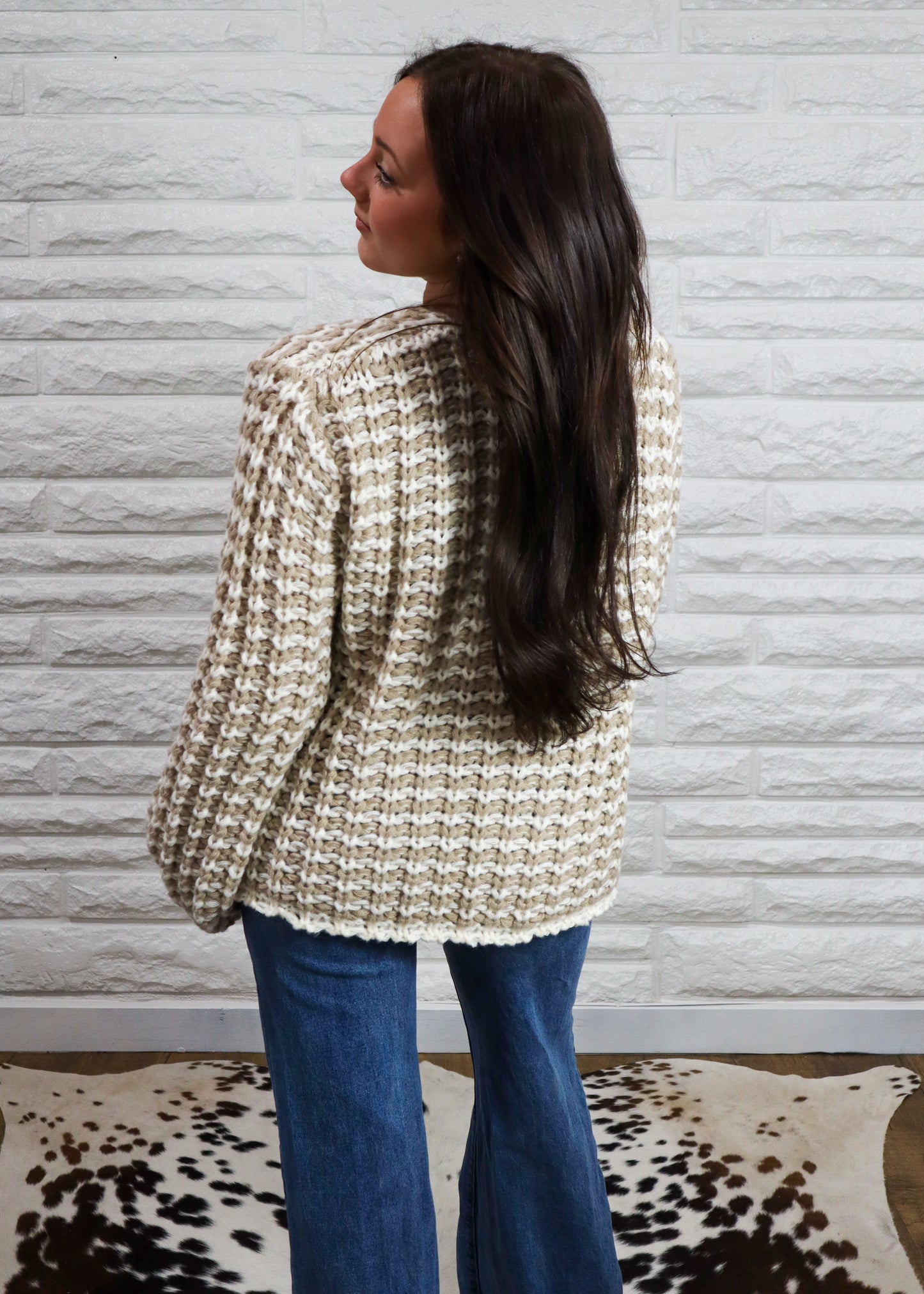 Winter Retreat Tie Front Cardigan