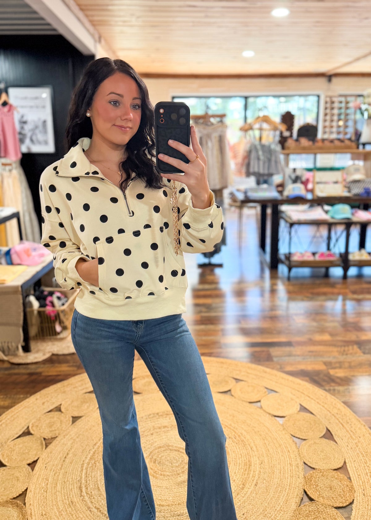 Riviera Dot Pullover