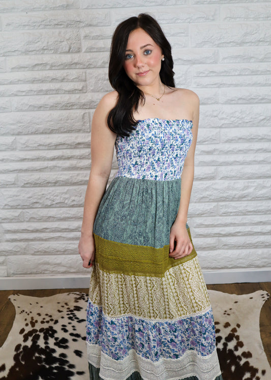 Dawn Strapless Maxi Dress