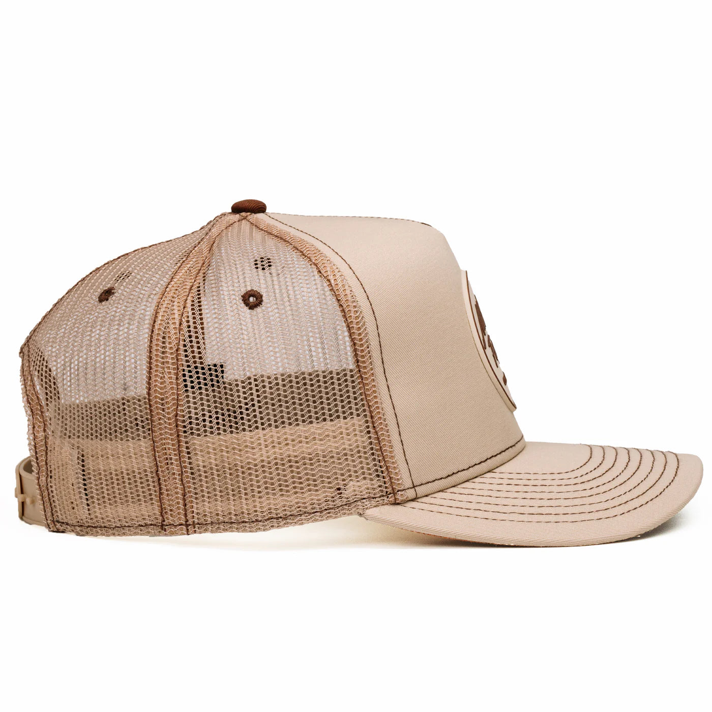 Pioneer Linden Trucker Hat -Tan & Brown