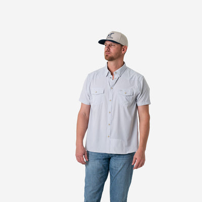 Performance Western Shirt - Light Gray