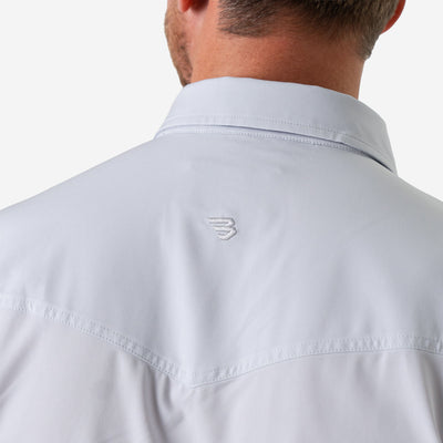 Performance Western Shirt - Light Gray