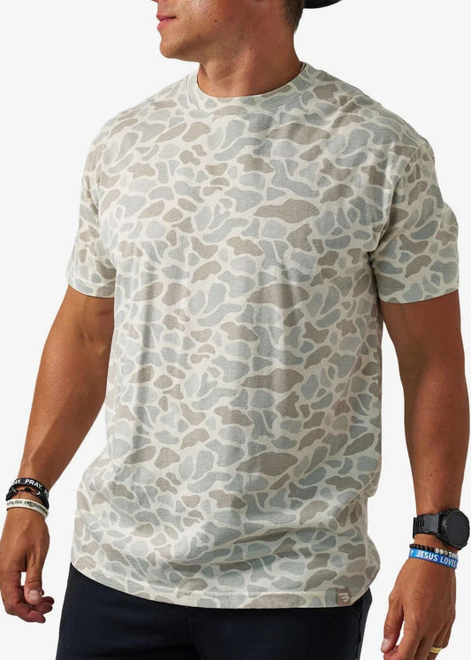 Vintage Washed Tee - Classic Deer Camo