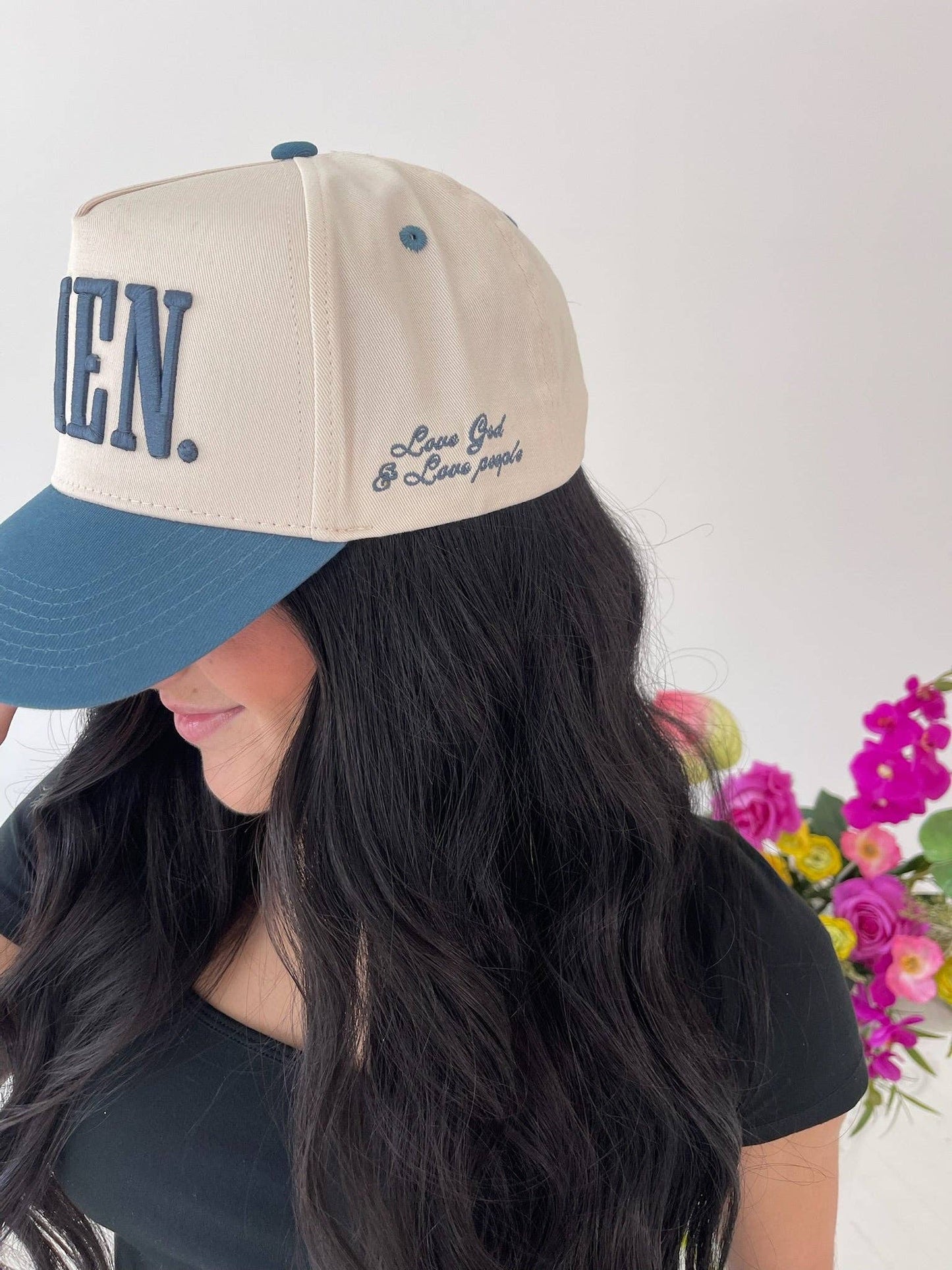 AMEN. Trucker Hat - Slate Blue