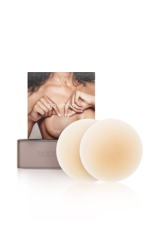 4in. No-Show | Reusable Adhesive Nipple Covers: No 3 Buff