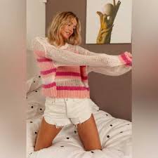 Hey Heartbreaker Striped Sweater