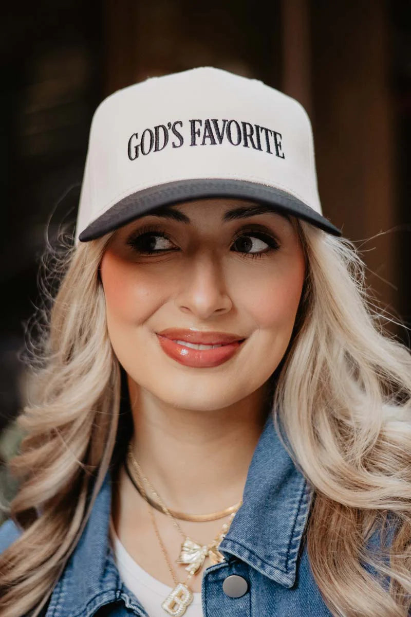 God's Favorite Retro Two-Toned Trucker Hat